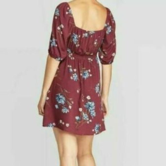 Xhilaration Dress Mini Floral Print Size L NWT - Picture 2 of 3